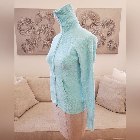 Banana Republic Terry Cloth Turtleneck Jacket Sz Sm - Picture 4 of 12